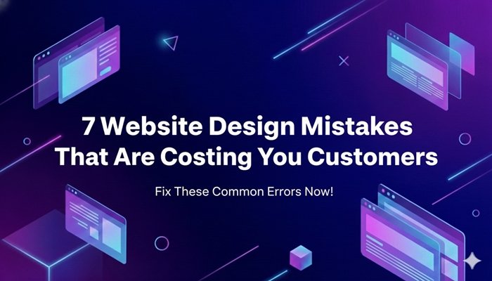 7 Website Design Mistakes That Are Costing You Customers